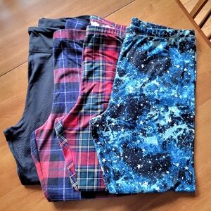 CLIMATE RIGHT Cuddl Duds Leggings Pants Bottoms XL Bundle 4 PAIR!!